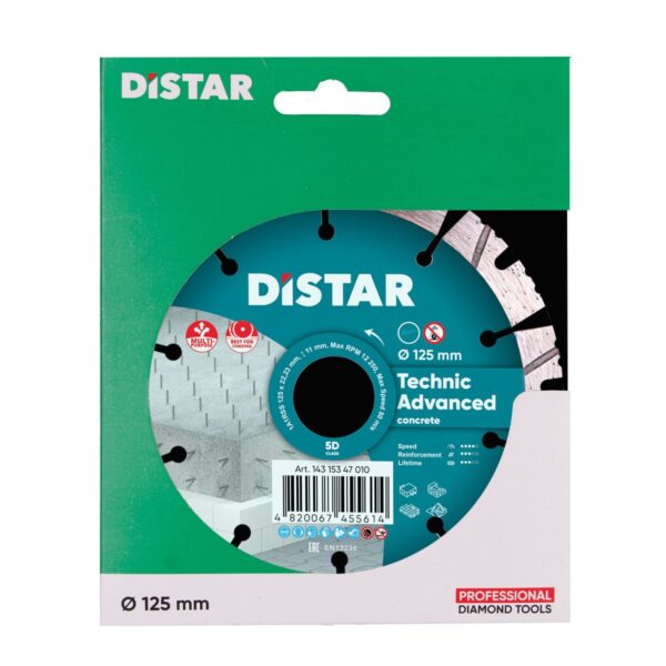 Teemantkettad betoonile ja armeeritud betoonile DISTAR/segmendi kõrgus 15mm - Image 7