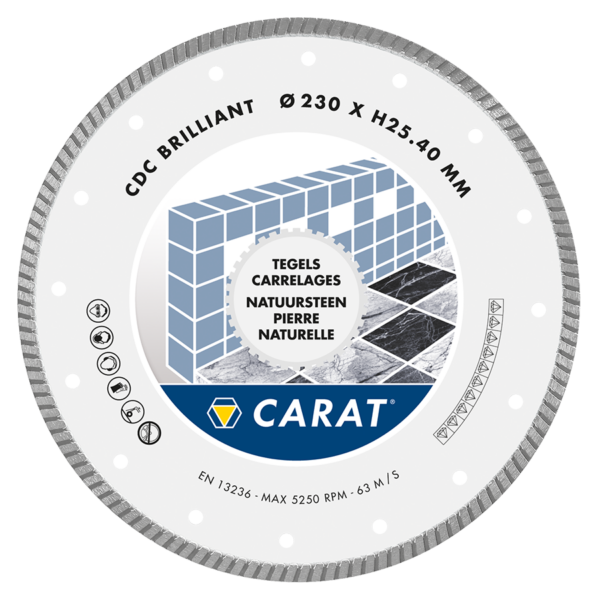 Teemantkettad klinkerile ja looduskividele CARAT CDC