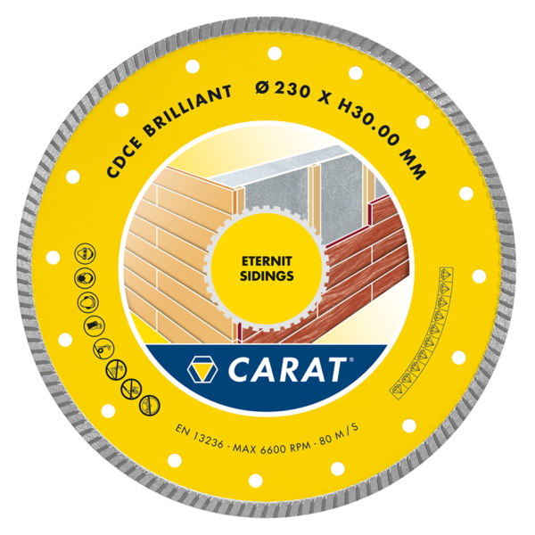 Teemantkettad pressitud tsementplaatidele CARAT CDCE