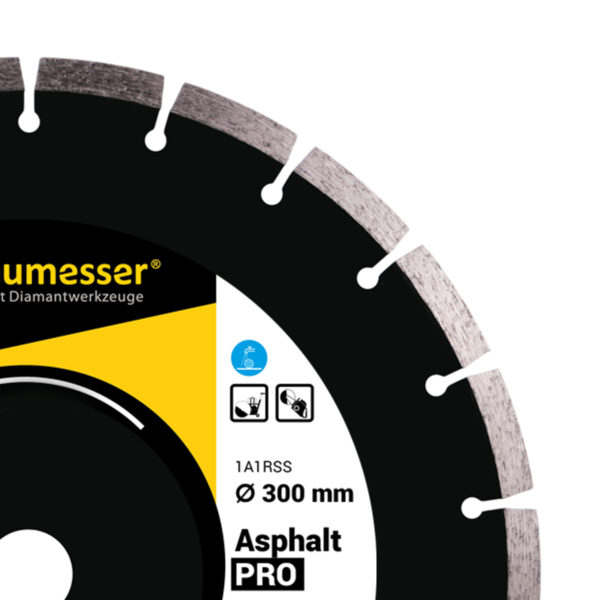 Teemantketas BAUMESSER 1A1RSS ASPHALT PRO asfaldi lõikamiseks LÕPUTOOTE HIND 1tk loas viimane! - Image 3
