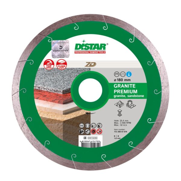 Timanttikatkaisulaikat DISTAR GRANITE PREMIUM