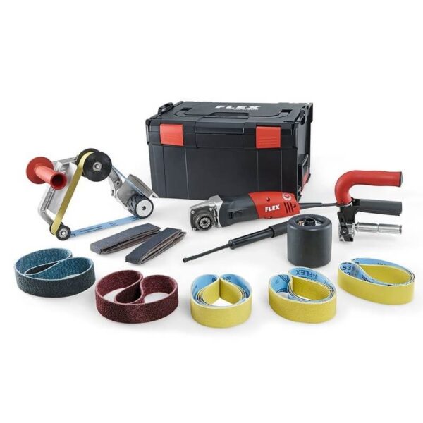 Toru ja pindade lihvija komplekt FLEX BSE 14-3 INOX Set koos tarvikutega