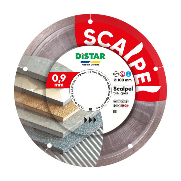 Teemantketas DISTAR SCALPEL 101,6 x 0,9 x 22,23mm