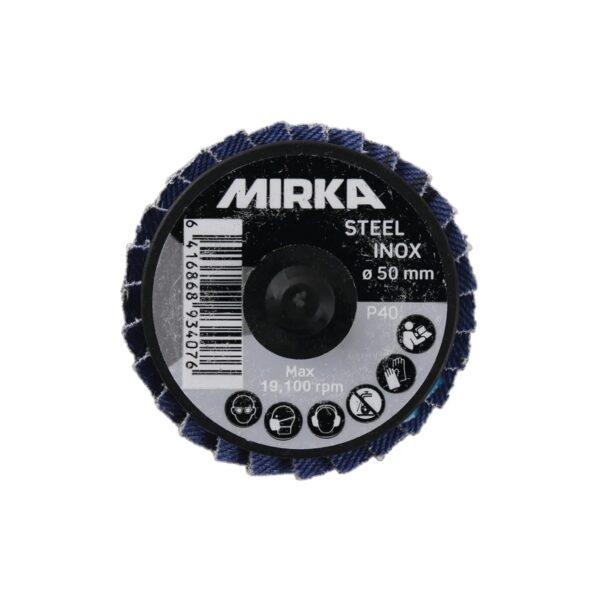 MIRKA lamellketas Mini roloc Ø 50 mm Inox ZIR Karedus 40