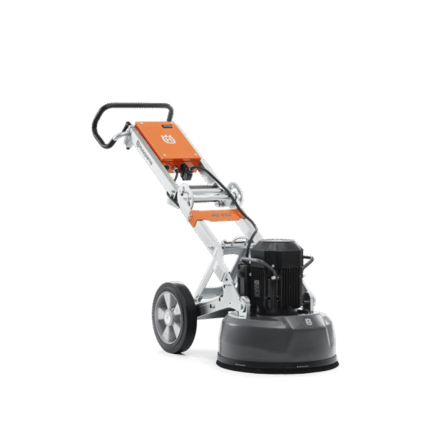 Husqvarna PG 450 planetaarne põrandalihvmasin betoonpõranda lihvimiseks, töölaius 450 mm, kompaktne ja mobiilne tööriist